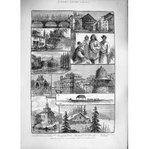  1884 CASHMERE SRINAGAR LADAK PEOPLE JHELUM MAHARAJAH