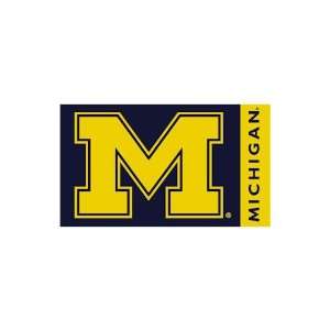 Michigan Wolverines NCAA Premium 11 x 8 Two Sided Car Flag By BSI 