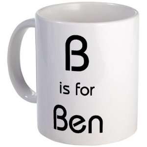 Is For Ben Family Mug by  