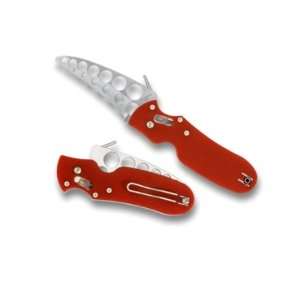  Spyderco Pikal Trainer Red G 10 Handle 3inch Non Sharpened 