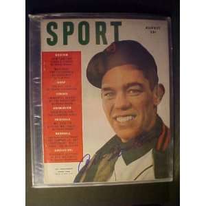  Art Houtteman Detroit Tigers Autographed August 1950 Sport 