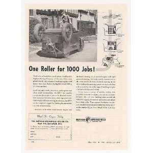  1950 Buffalo Springfield Model KT 7 Road Roller Print Ad 