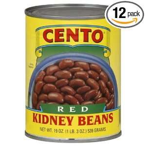 Cento Kidney Beans Red, 19 ounces (Pack of12)  Grocery 