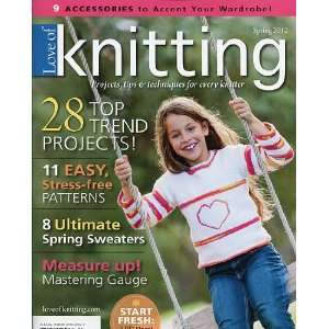  Love of Knitting Spring 2012 Arts, Crafts & Sewing