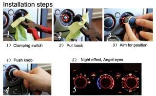 Refitting MAZDA 3 M3 A/C HEAT CONTROL KNOBS  