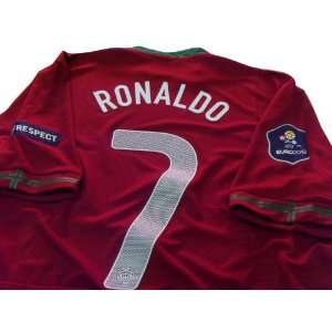 RONALDO #7 Portugal Home Soccer Jersey Football Shirt Euro 