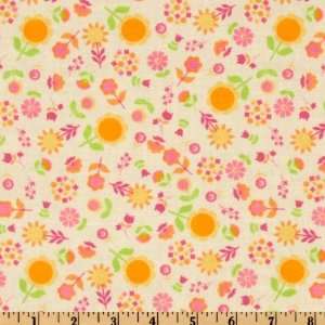  44 Wide I Heart Floral Pink Fabric By The Yard Arts 
