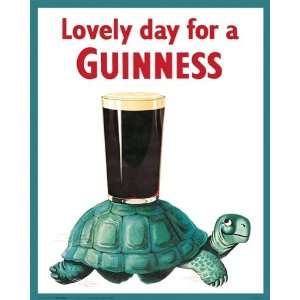  Guinness Thirsty Turtle College Drinking Poster 16 x 20 