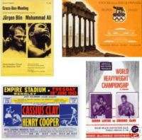 Cassius Clay Muhammad Ali program postcard set # 4  