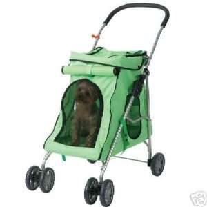  Guardian Gear Dog Pet Fold Down Stroller LIME GREEN 