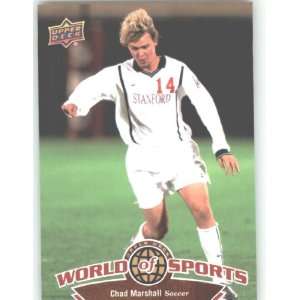  2010 Upper Deck World of Sports Trading Card # 93 Chad Marshall 