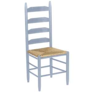 Williamsburg Chair Rush Seat Periwinkle Blue 