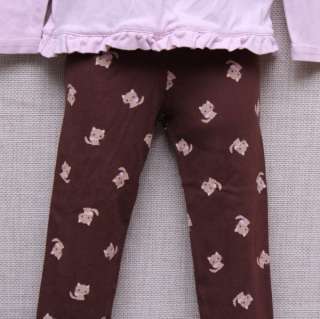 Gymboree Kitty Glamour Cat Face Top Leggings Socks Outfit size 4T 5T 