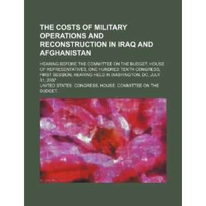  The costs of military operations and reconstruction in Iraq 