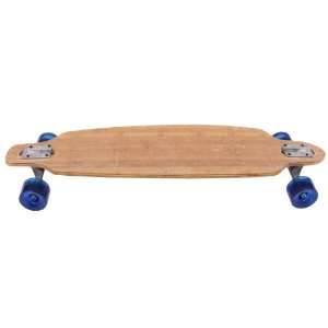BAMBOO Drop Through Longboard Thru Skateboard   70mm Wheels   Clear 