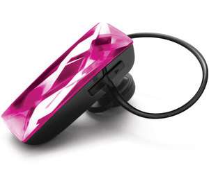 Polaroid PBT310PNK Crystal Design Bluetooth Headset, Pink, NEW 