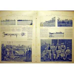 1892 Oxford Cambridge Boat Race Crews Lyric Craven 