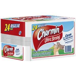 Charmin Ultra Strong, Regular Roll, 2 Ply, White Kitchen 
