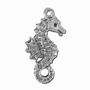  23mm Antique Silver Sea Horse Pewter Charn Arts, Crafts & Sewing