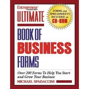   Ultimate Book of Business Forms [Paperback] Michael Spadaccini Books