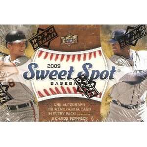   2009 Upper Deck Sweet Spot Baseball HOBBY Box  