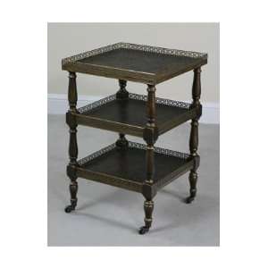  Ultimate Accents Circa 3 Tiered Castored Side Table