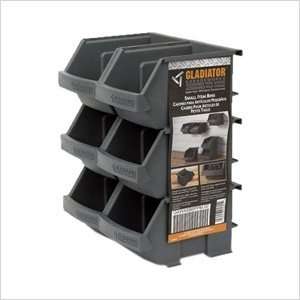  Gladiator GarageWorks GAWESB6PSM Small Item Bins, 6 Pack 