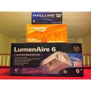  LumenAire Reflector 600w Hydroponic Light Kit Maxlume MH 