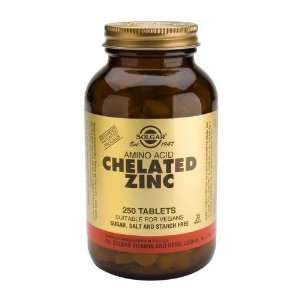  Chelated Zinc 250 Tabs 3 Pack