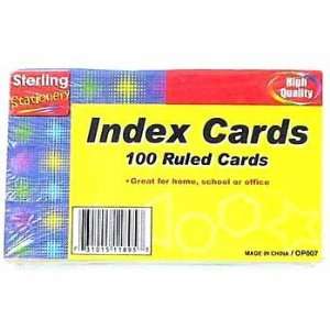  100 Count Colored Index Cards(pack Of 48)