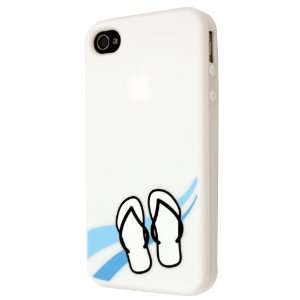  SoCal Case   Flip Flops White Silicone Case for Apple 