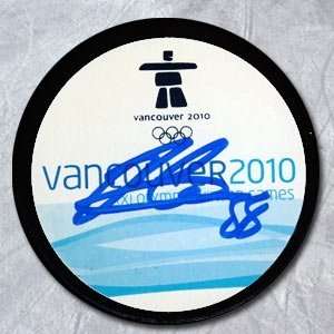 Patrick Kane 2010 Olympic Games Autographed/Hand Signed Hockey Puck 
