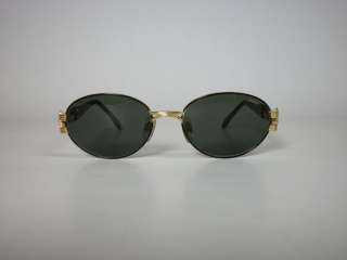 CHAGALL black, golden sunglasses with spring hinges  