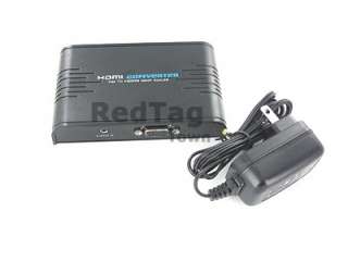   5mm Laptop PC VGA Audio to HDTV HDMI 1080p AV Converter Adapter Scaler