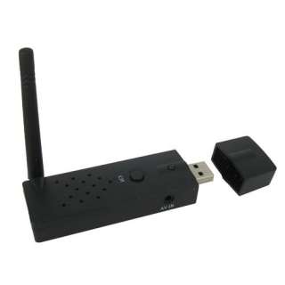 Video and Audio Surveillance 4 Channel 2.4GHz Wireless USB DVR 