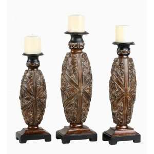 Pc Salerno Candle Holders 