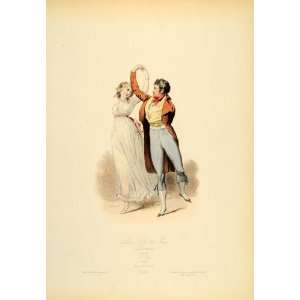  1870 French Lady Man Costume Dance Dancing 1798 France 