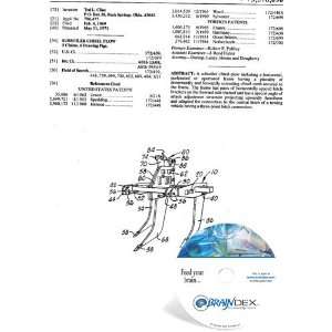  NEW Patent CD for SUBSOILER CHISEL PLOW 