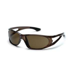  SUNCLOUD CHISEL BROWN FRAMED SUNGLASSES   O/S   POLARIZED 
