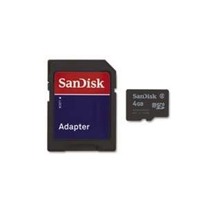 SanDisk® SDI SDQ4096A11M MICROSD MEMORY CARD W/ADAPTER 