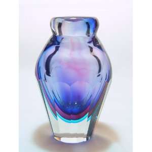  Murano Design Rainbow Sommerso Art Glass Vase TTE 64 