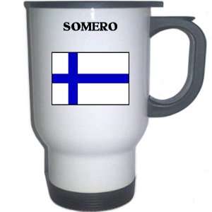 Finland   SOMERO White Stainless Steel Mug