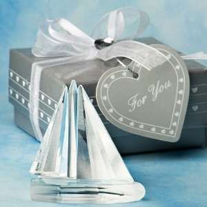  Choice Crystal Collection Sailboat Favors Health 