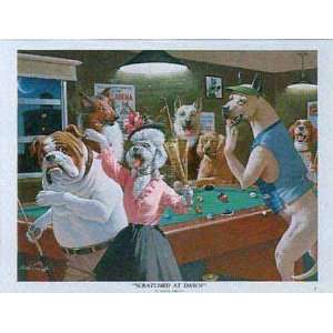  Scratched at Dawn by Arthur Sarnoff. Size 17.75 X 13.62 