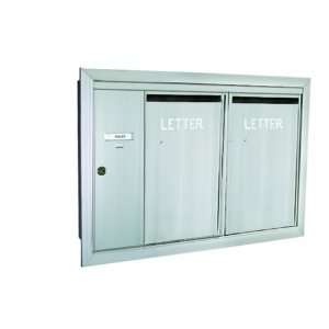   Vertical Mailbox 1 Single Compartment & 2 Double Wide Mail Slots