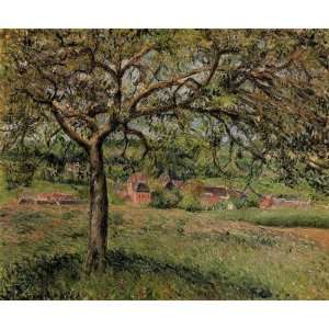   Tree at Eragny Camille Pissarro Hand Painted Art