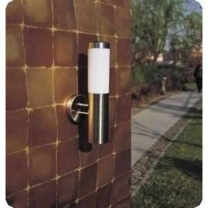 Unique Arts Opaque Design Solar Wall Light, Stainless 