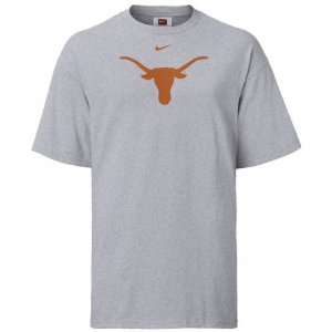  Texas Longhorns Nike Heather Grey Classic Logo Tee Sports 
