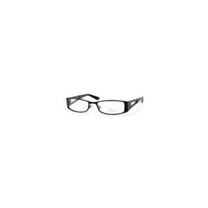 NEW CHRISTIAN DIOR 3691 CD3691 SWM Black Semi Metal Eyeglasses 52mm