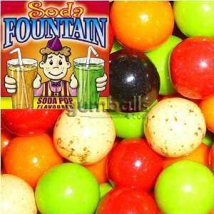 Soda Fountain Gumballs  Grocery & Gourmet Food